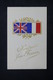 MILITARIA - Carte Postale - Drapeaux Franco / Anglais - L 24067 - Patriotiques