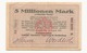 Allemagne Billet 5 Millionen  Mark 1923, ( Pliures, Déchirures, Rousseurs Taches  ) - 5 Millionen Mark