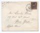 1896 - ENVELOPPE De PARIS Pour NEW YORK (ETATS UNIS) Avec TYPE SAGE - 1877-1920: Période Semi Moderne