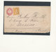 1 TIMBRE SUR LETTRE SUISSE AVEC CACHET ROUGE 1875 - Covers & Documents