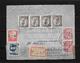 1941 BOLIVIEN → Luftpost (Correos De Bolivia) Zensur R-Brief Nach Berlin-Halensee  ►RAR◄ - Bolivie