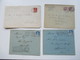 Delcampe - Schweiz 1910 - 40er Jahre Belegeposten 145 Stk.interessante Belege / Karten. 4er Blocks / Firmenbriefe / Stempel Randstk - Collections (sans Albums)