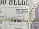 Delcampe - VIEILLE CARTE CONGO BELGE ET DE SES VOIES DE COMMUNICATIONS NOMBREUSES PUBLICITÉS AMATO FRÈRES  ETC. COLONIE BELGIQUE - Altri & Non Classificati