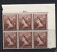 1953 TOKELAU ISLANDS CORONATION 30 SHILLING MARGIN  2d Mint Not Hinged Block Of 6 Stamps - Tokelau
