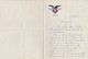 Courrrier 1936 / Entête Emblème BA Dijon / Base Aérienne / Aviation / 21 Dijon - Documents