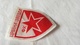 RED STAR CRVENA ZVEZDA EX YUGOSLAVIA SERBIA FOOTBALL CLUB PATCH SPORT EMBLEM Flicken YOUGOSLAVIA SERBIE EMBLÈME Insignia - Bekleidung, Souvenirs Und Sonstige