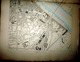 33 BORDEAUX DOUBLE PLANCHE PLAN DU PORT ET DE LA VILLE  EN 1886 DE L'ATLAS DES PORTS DE FRANCE 98 X 66 Cm - Cartas Náuticas