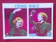 POSTAL POST CARD CARTE POSTALE MAGGIE MARGARET TATCHER POLITIC POLITICAL SATIRE SÁTIRA CRIME WAVE UNITED KINGDOM CRIMEN - Sátiras