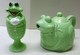 THEIERE Ou CAFETIERE + COQUETIER GRENOUILLES  - Animaux Grenouille - Theepot