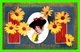 FLEURS - FLOWERS - YELLOW MARGUERITE - A PLEDGE OF FRIENDSHIP - CIRCULÉE EN 1910 - - Fleurs