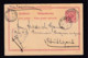 1895 - 10 Pf. DR-Ganzsachen Ab Swakopmund Via WALFISHBAY Nach Stuttgart - Sud-Ouest Africain Allemand