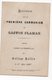 SOUVENIR DE PREMIERE COMMUNION GASTON FLAMAN  CHAPELLE DU COLLEGE ROLLIN  1887 GENEALOGIE - Images Religieuses