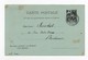 !!! PRIX FIXE : GUINEE, ENTIER POSTAL CARTE REPONSE 10C ALPHEE DUBOIS CACHET CONAKRY - RIVIERES DU SUD - Lettres & Documents