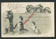 Chats. Superbe Illustration. Enfant, Maman Chatte Et Ses Petits. Belle Carte En Relief, Gaufrée, Embossed.1902 - 2 Scans - Chats