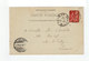 Sur Carte Postale De ¨Paris Pour Lausanne Type Mouchon 10 C. Rouge CAD Paris 43 R; Littré 1901.CAD Lausanne. (3222) - 1877-1920: Période Semi Moderne