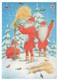 Postal Stationery RED CROSS Finland 1991 - POSTCARD- KABOUTERS - GNOMES - BIRDS - BULLFINCHES - Postage Paid - Port Payé - Interi Postali