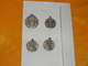 LOT DE 4 MEDAILLES RELIGIEUSES ANCIENNES DATE ?....A IDENTIFIER PIUS XII PONT. MAX....ITALIE ?.. - Non Classificati
