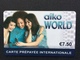 CARTE PREPAYEE   Aiko WORDL  *7,50€  9309 - Autres & Non Classés