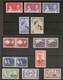 BASUTOLAND 1937 - 1949 COMMEMORATIVE SETS INCLUDING UNMOUNTED MINT 1948 SILVER WEDDING ON 4 SCANS UM/MM Cat £69+ - 1933-1964 Colonia Britannica