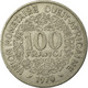 Monnaie, West African States, 100 Francs, 1970, TTB, Nickel, KM:4 - Ivoorkust