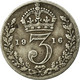 Monnaie, Grande-Bretagne, George V, 3 Pence, 1916, TB+, Argent, KM:813 - F. 3 Pence