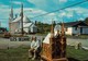 ILE AUX COUDRES, CHARLEVOIX, Quebec, Canada, PU-1984; Man Seated With A Replication Of The Church St. Louis - Other & Unclassified