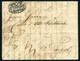 SZEGED 1837. Portós Levél Tartalommal Luxus Postakürtös "SZEGEDIN" Bélyegzéssel Triestbe Küldve - ...-1867 Préphilatélie