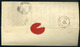 DUNAPENTELE 1873. Hivatalos, Szép Levél , Szép Bélyegzésekkel Simontornyára Küldve " Az Országos Vásár A Cholera Terjedé - Oblitérés