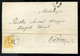 MARCALI 1871. Pfeffer Mihály, Orvos, Sebészdoktor Postázott Gyászjelentése A Váci Püspöknek Küldve - Gebraucht