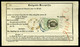 PEST 1868. Feladási Vevény 15kr Okmány Bélyeggel - Used Stamps