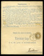 TYERHOVA 1894. Kiegészített Díjjegyes Távirat-lap Zsolnára . Szép!  /  Uprated Stationery Telegraph Card To Zsolna - Gebruikt