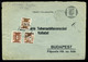 GIBÁRT 1953. Üzleti Válaszlevél, Három Címletű , Ritka Portózással( 10f Dekoratív Papírráncokkal!) - Portomarken