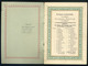 BUDAPEST 1885. Budapesti Egyetértés Férfi Dalegylet , Dekoratív Műsorfüzet, Táncrend - Zonder Classificatie