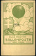 1933. Dekoratív Alkalmi Légi Levlap, Zeppelin Bélyeggel, Levélzáróval - Covers & Documents