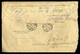 BUDAPEST 1922. Portóköteles Nyomtatvány New Yorkból érkezett Sérült Levélhez 20*50f Portózással! - Lettres & Documents