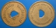 KB026-8b - AUTOMATIC HOLLAND 0 O'clock Hole - Dordrecht - B 22.0mm - Koffie Machine Penning - Coffee Machine Token - Professionals/Firms