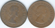 Australia - Elizabeth II - Penny - 1953 (KM50) & 1956 (KM56) - Penny