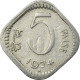 Monnaie, INDIA-REPUBLIC, 5 Paise, 1974, TB+, Aluminium, KM:18.6 - Inde