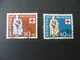 SUISSE N° 593 /594  OBLITERE   COTE 10 € - Oblitérés