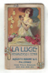 CALENDARIETTO AUGUSTO HUGONY PALERMO  1912  LA LUCE ATTRAVERSO I TEMPI - Altri & Non Classificati