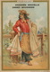 Paraguay Femme Gaucho   Advert Chicorée Casiez Bourgeois Cambrai Chromo 7 By 10,5 Cms - Paraguay