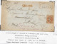 1869 - LETTRE CHARGEE Avec DESCRIPTIF COLLECTEUR Au RECTO De PARIS Avec ETOILE 22 => LILLE REEXPEDIEE à BLANGY Les ARRAS - 1863-1870 Napoléon III Lauré