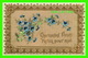 FLOWERS - FLEURS - CARTE POSTALE EN PLASTIQUE - CHARMANTES FLEURS PARLEZ POUR MOI - CIRCULÉE - - Flowers