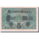 Billet, Allemagne, 5 Mark, 1917, 1917-08-01, KM:56b, SUP - 5 Mark