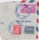 Timbres Cuba Sur Fragment 1960 - Via Air Mail - Cachet Servicio Postal La Habana - Lettres & Documents