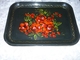 Delcampe - Vintage Russian (USSR) Metal Plate - Tray // Hand-painted - Plats