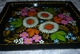 Delcampe - Vintage Russian (USSR) Metal Plate - Tray // Hand-painted - Plats