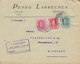 Spain PEDRO LARRECHEA, IRUN 1929 Cover Letra HAMBURG Germany 3-Colour Franking Alphonse XIII. - Lettres & Documents