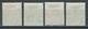 Niederlande NVPH 199-202, Mi 192-95A  * MH - Unused Stamps