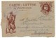 Franchise Militaire - Carte-lettre De L'Espérance - Simili Joffre - Nos Alliés Les Belges / Cachet Adm Dépot 42eme Div - Briefe U. Dokumente